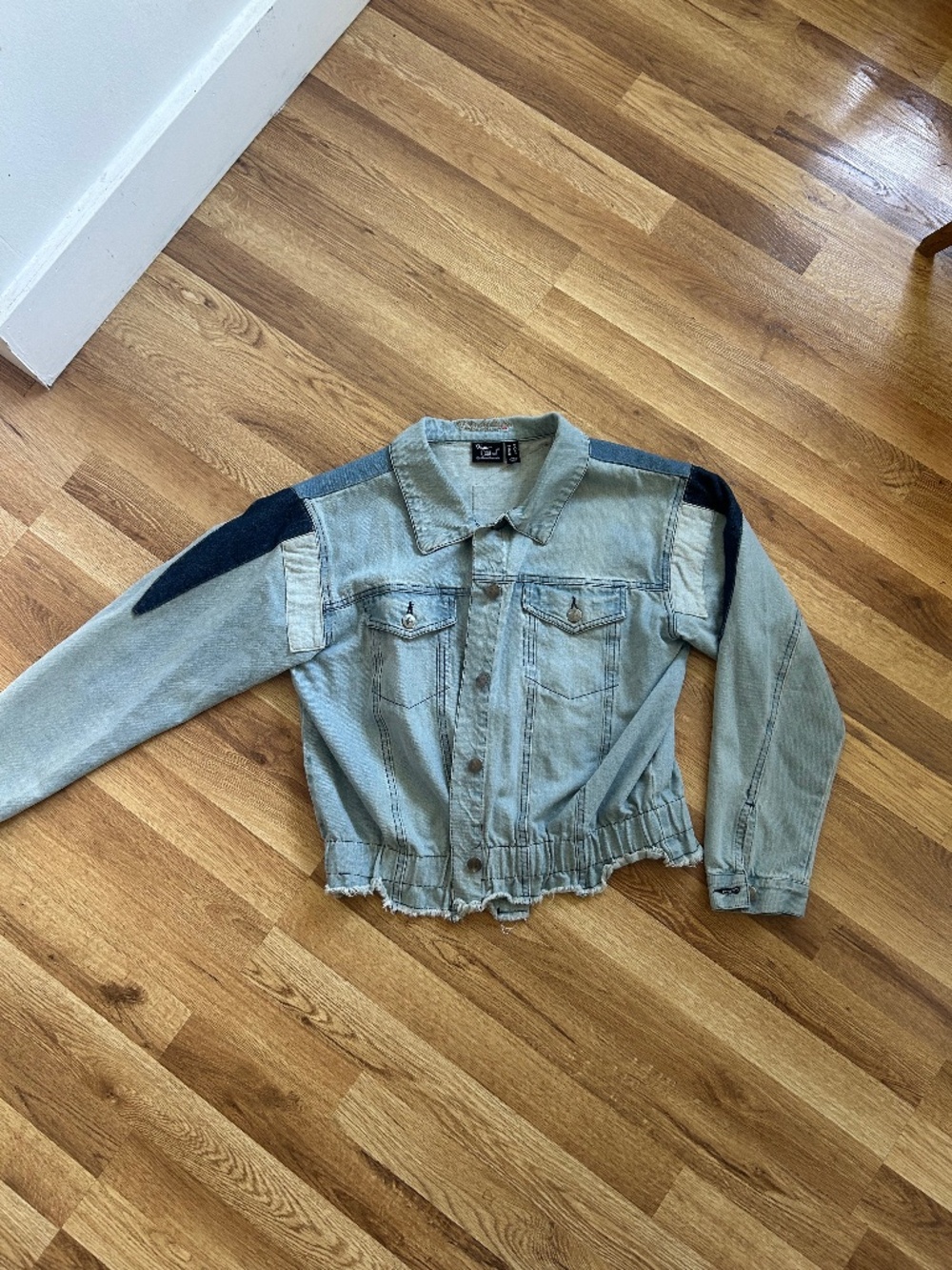 Women with Control Jean Jacket
